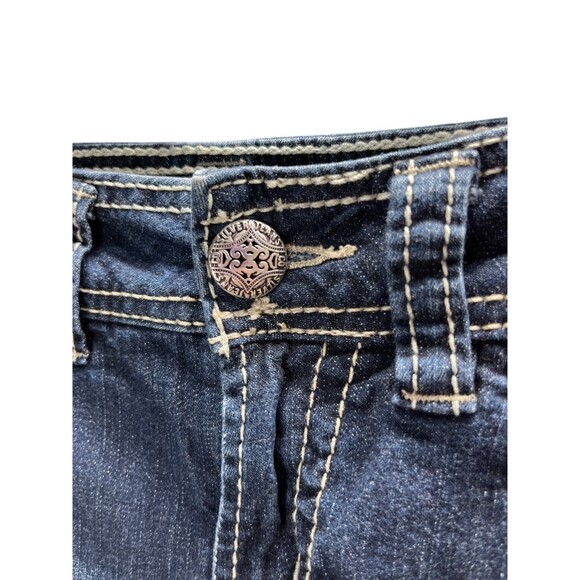 Silver Jeans Women's Size 27 Waist Blue Suki Surplus Capri - Picture 3 of 8